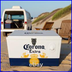 Corona 20L Beach-Ready Cooler Insulated Metal Ice Chest for Seaside Picnics