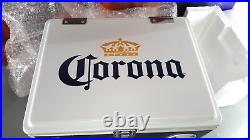 Corona Beer? Indiana Pacers Nba Metal Ice Cooler Chest 15l Bottle Opener New