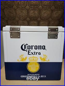 Corona Cooler. Find Your Beach Metal Cooler/Ice Chest. Classic Cooler