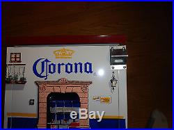 Corona Cooler House Metal Drink Beer Ice Chest by Hector Dairla Opener RARE NEW