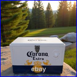 Corona Extra Dual-Tone Metal 20L/21Qt Ice Chest, Beer Insulated Storage Container