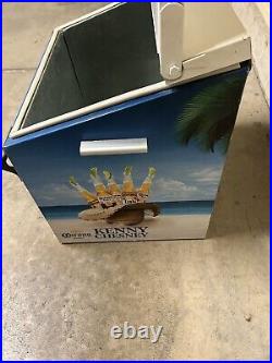 Corona Kenny Chesney Metal Beer Cooler Ice Box Chest Opener Autographed Signed