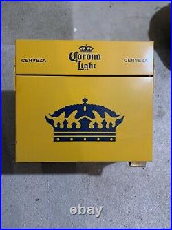Corona Light Beer Cerveza Metal Cooler With Bottle Opener