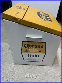 Corona Light Beer Cerveza Metal Cooler With Bottle Opener