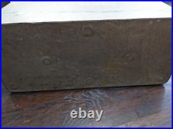 Cronco King Size Cooler Vtg Aluminum Ice chest box 12.5 x 16 x 30
