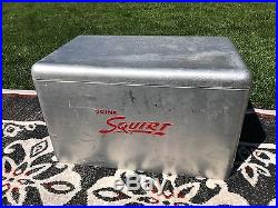 Cronstroms Aluminum Cooler Drink Squirt Soda Bottle Ice Chest Insert Tray Vtg