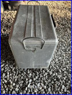 Cronstroms Pepsi Cola Metal Cooler Ice Box Chest Light Blue Logo
