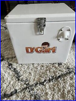 D'Gari Metal Cooler Collectible With Bottle Opener