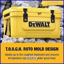 DEWALT 10 Qt Roto Molded Lunch Box Cooler, Heavy Duty Ice Chest for Camping
