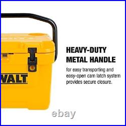 DEWALT 10 Qt Roto Molded Lunch Box Cooler Heavy Duty Ice Chest for Camping