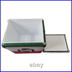 Dad's Garage 14Qt Metal Cooler Box Auto Enthusiast Equipment Camping Tailgating