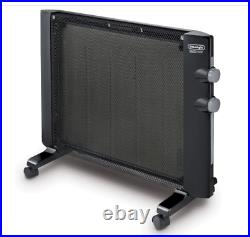 DeLonghi HMP1500 Mica Panel Heater Full Room Quiet 1500W, Freestanding
