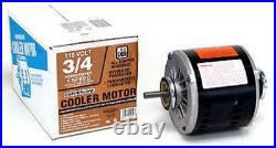 Dial Mfg 2205 3/4 HP 115V 1 Speed Evaporative Swamp Cooler Replacement Motor