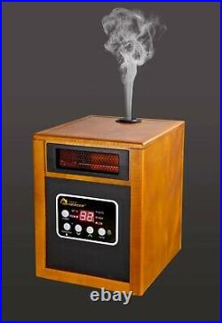 Dr. Infrared Heater Portable Space Heater with Humidifier, 1500-Watt, Cherry