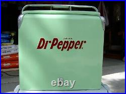 Dr Pepper Vintage 1950's All Metal Picnic A1 Cooler Classic