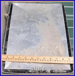 Dr. Pepper Vintage Metal Cooler Embossed Red Letters Soda Ice Chest Rare