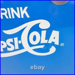 Drink Pepsi-Cola Retro Metal Cooler Ice Chest Blue Bottle Opener Portable Picnic Drink Pepsi-Cola Retro Metal Cooler Ice Chest Blue Bottle Opener Portable Picnic