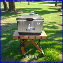 Drink Refrigeration Metal Cooler 51L Yakimoto Reto Ice Chest for Party Traveling
