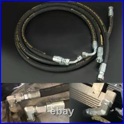 Duramax Transmission Lines HEAVY-DUTY Cooler Hose For 06-10 Chevy 6.6L withAllison