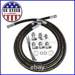 Duramax Transmission Lines Heavy-Duty Cooler Hoses For 6.6L GM GMC withAllison