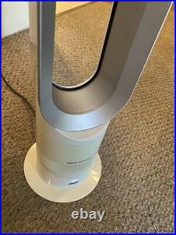 Dyson AM04 Hot + Cool Bladeless Fan Heater White Oscillating Tilt No Remote