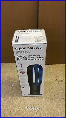 Dyson AM09 Am 09 Hot+Cool Jet Focus Fan Heater Iron/Blue NEW