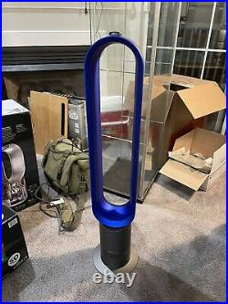 Dyson Cool AM07 Air Multiplier Tower Bladeless Fan Blue with Remote Deep Cleaned