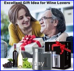 Electric Wine Chiller, Portable Iceless Wine Cooler for 750ml Red & White Wine