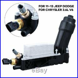 Engine Oil Cooler Filter Housing Fits 11-13 Jeep Dodge Chrysler 3.6l V6