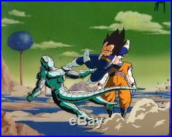 Enter Vegeta Saves Goku versus Metal Cooler Production Dragonball Z cel