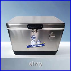 Factory Direct High Quality Yakimoto Stainless Steel Beer Ice Chest, 54Qt Cooler