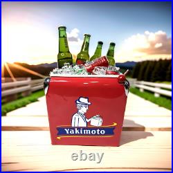 Factory Direct Sales Cooler Yakimoto 13L Metal Ice Chest for BBQ Camping Fishing