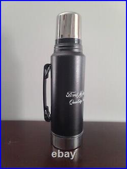 Ford Motor Aladdin Stanley Lunchbox Thermos Combo BLACK Vintage Bottle Cooler