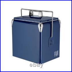 Foster & Rye Stainless Steel Retro Cooler, Vintage Metal cooler, Antique Foster & Rye Stainless Steel Retro Cooler, Vintage Metal cooler, Antique
