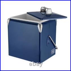 Foster & Rye Stainless Steel Retro Cooler, Vintage Metal cooler, Antique Foster & Rye Stainless Steel Retro Cooler, Vintage Metal cooler, Antique