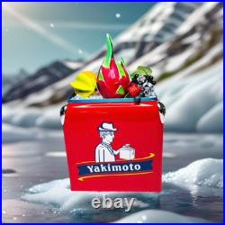 Free Shipping Metal Retro Cooler 13L Yakimoto Outdoor Ice Chest Camping Party RV