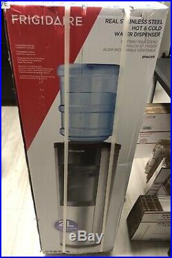 Frigidaire Top-Load Stainless Steel Hot Cold Water Cooler Dispenser. New in Box