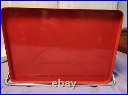 Gearbox 2001 Vintage Style Coca-Cola Red/Metal Ice Chest Cooler WithBottle Opener
