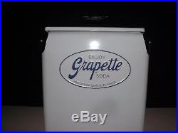 Grapette Soda Embossed Metal Airline Cooler / Reproduction 1 of 500 Rare