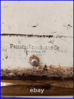 Grapette Vintage Metal Cooler Ice Chest Progress Refrigerator Co