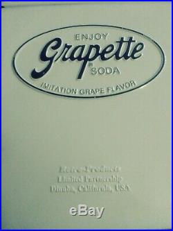 Grapette soda Ice Chest Metal