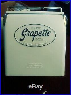 Grapette soda Ice Chest Metal