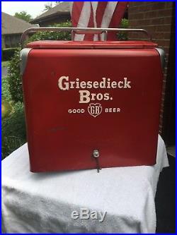 Griesedieck Bros. Metal Cooler