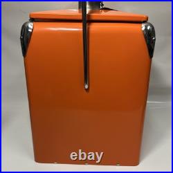 Harley-Davison Cooler Box Orange Retro-Metal With Bottle Opener 96972-12V Harley-Davison Cooler Box Orange Retro-Metal With Bottle Opener 96972-12V