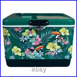 Heavy Duty Insulated 54Qt Ice Chest with Integrated Drain Port & Bottle Opener