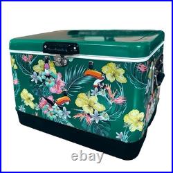 Heavy Duty Insulated 54Qt Ice Chest with Integrated Drain Port & Bottle Opener