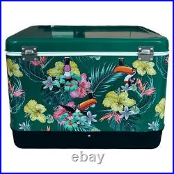 Heavy Duty Insulated 54Qt Ice Chest with Integrated Drain Port & Bottle Opener