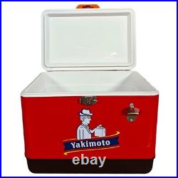 Heavy Duty Insulated Ice Bucket Vintage 54Qt Large Capacity Portable Ice Box