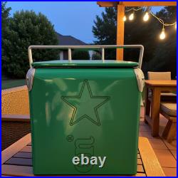 Heineken 14Qt Metal Cooler Box, The Backyard & Tailgating Party Staple with Beer