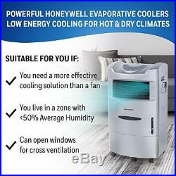 Honeywell Portable Evaporative Cooler Fan & Humidifier withIce Compartment Remote